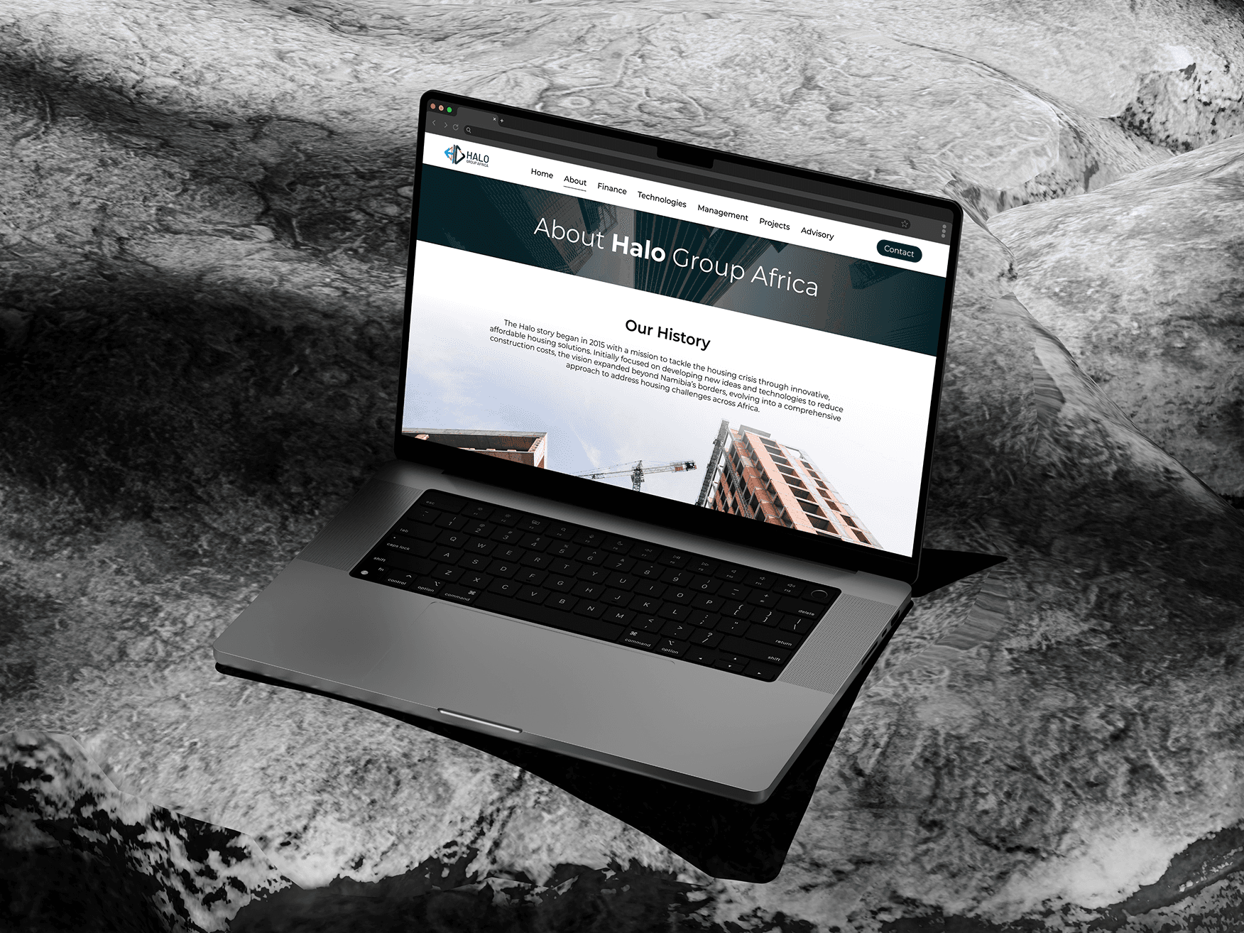 Halo Group Africa About Mockup